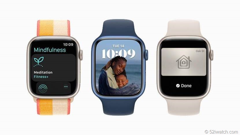苹果 watchOS 8 正式版官方详解：Apple Watch Series 7展示