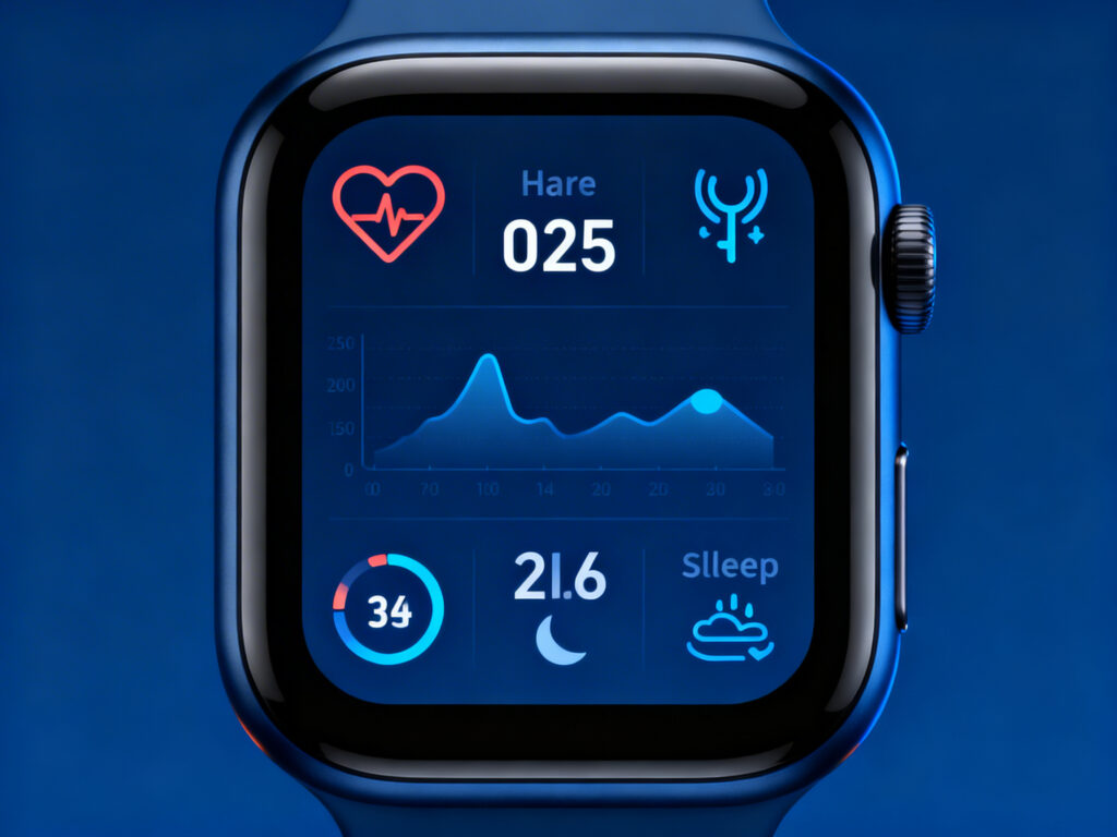 智能手表健康监测界面